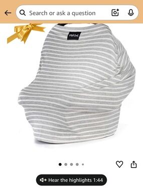 Milk Snob Car seat Cover